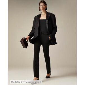 NWT J. Crew Tall Slim Tapered Pant Four-season Stretch Black